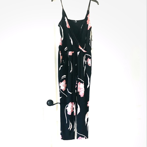 1 state floral jumpsuit